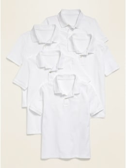 Old Navy Kids' School Uniform Jersey-Knit Polo Shirt - - Husky Size XXL