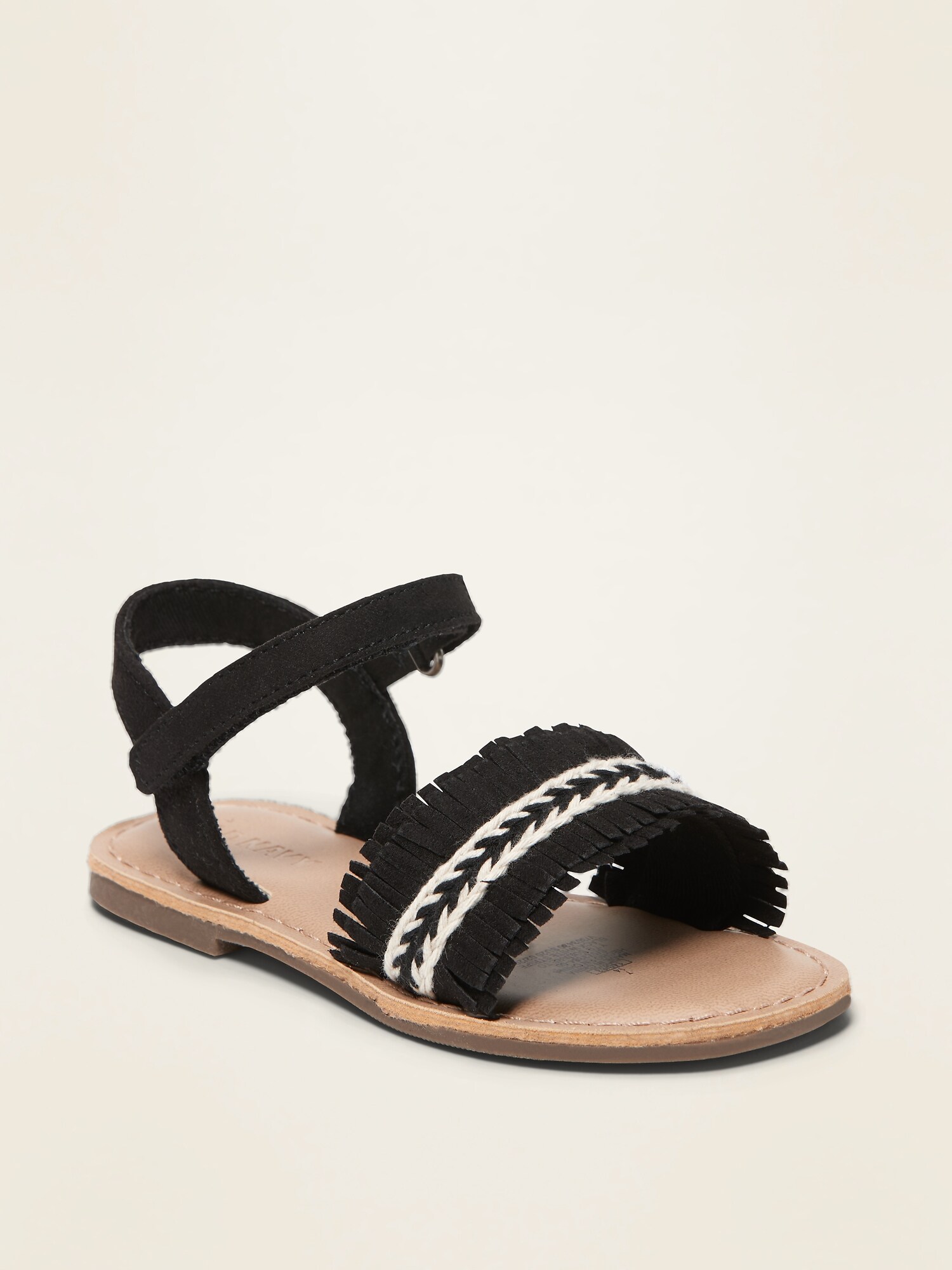FauxSuede Fringed Sandals for Toddler Girls Old Navy