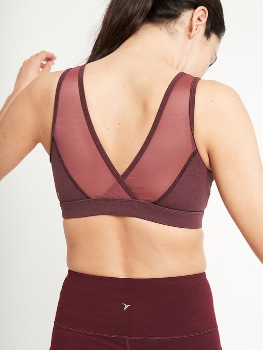 View large product image 1 of 2. Light Support Mesh-Back Sports Bra for Women
