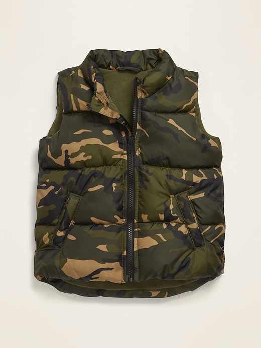 View large product image 1 of 1. Unisex Camo-Print Frost Free Vest for Toddler