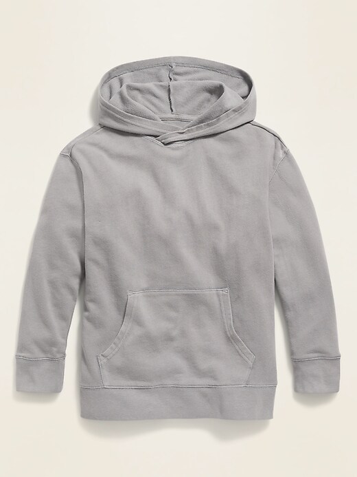 View large product image 1 of 1. Popsugar X Old Navy French Terry Garment-Dyed Gender-Neutral Oversized Hoodie
