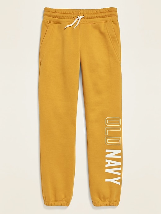 Old Navy Relaxed Logo-Graphic Sweatpants for Girls. 1
