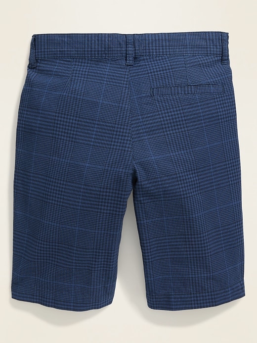 View large product image 2 of 3. Straight Built-In Flex Madras Shorts For Boys