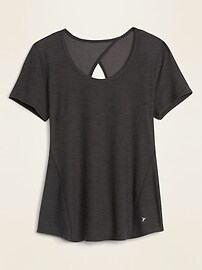 Breathe ON Keyhole-Back Performance Tee for Women | Old Navy