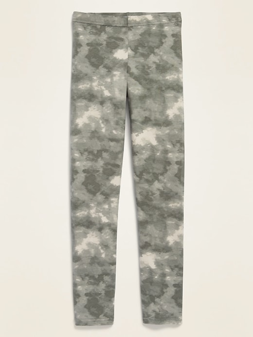 View large product image 1 of 1. Printed Built-In Tough Full-Length Leggings for Girls