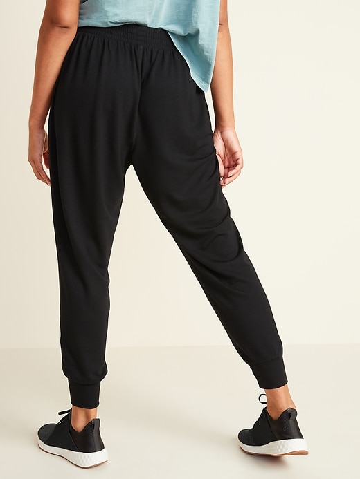 View large product image 2 of 3. High-Waisted Lightweight Jogger Pants