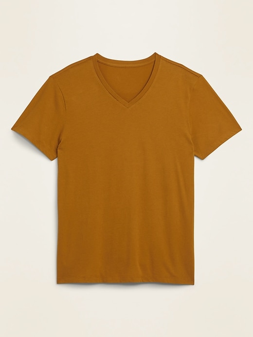 View large product image 1 of 1. Soft-Washed Gender-Neutral V-Neck Tee for Adults