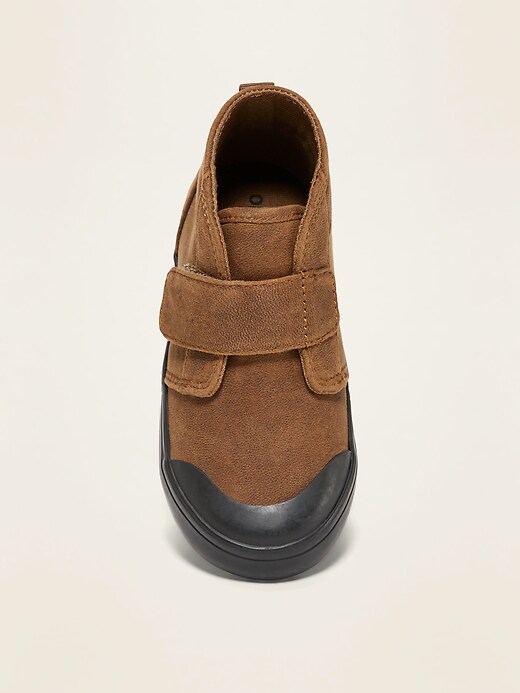 View large product image 2 of 4. Unisex Faux-Suede Mid-Top Chukka Sneakers for Toddler