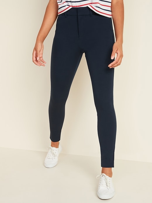 navy blue pixie pants