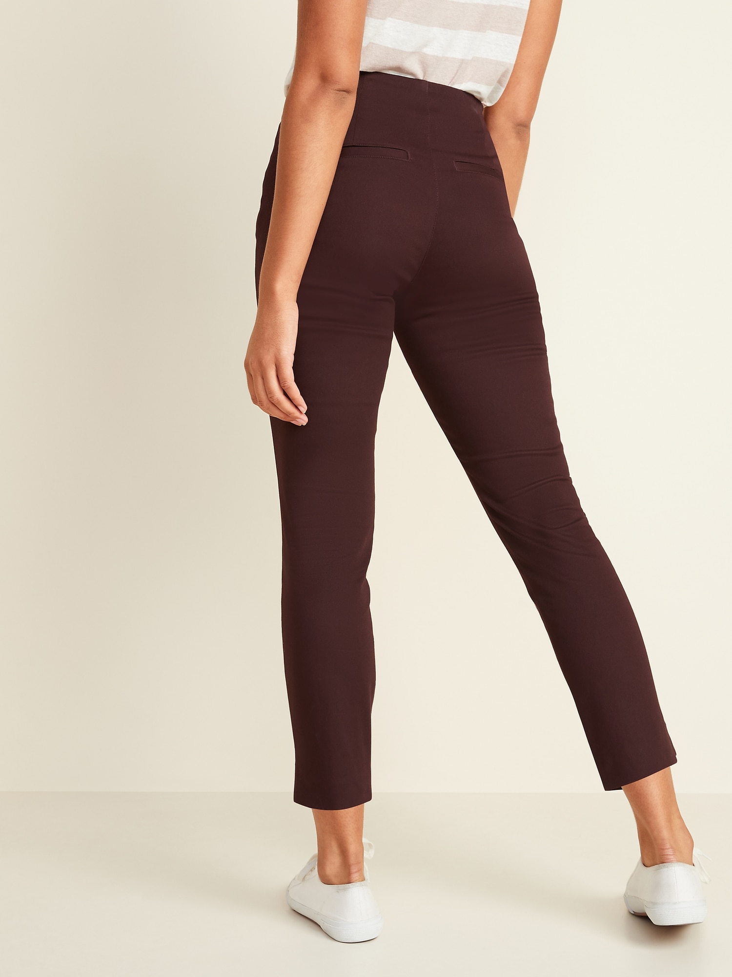 high rise super skinny ankle pants old navy