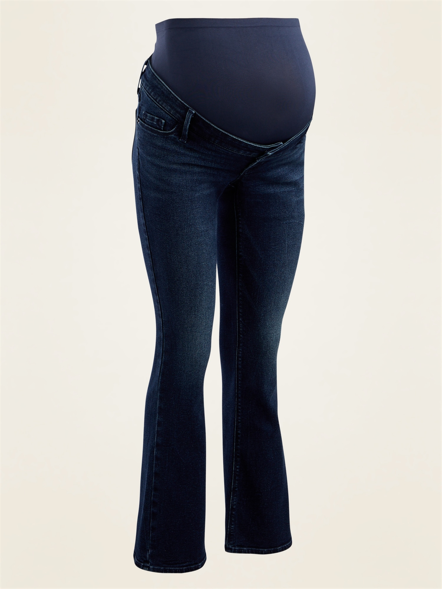 Maternity Premium Full-Panel Rockstar Flare Jeans | Old Navy