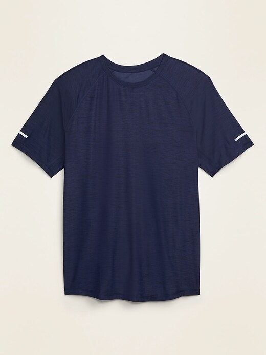 View large product image 1 of 1. Ultra-Soft Breathe ON Curved-Hem Tee