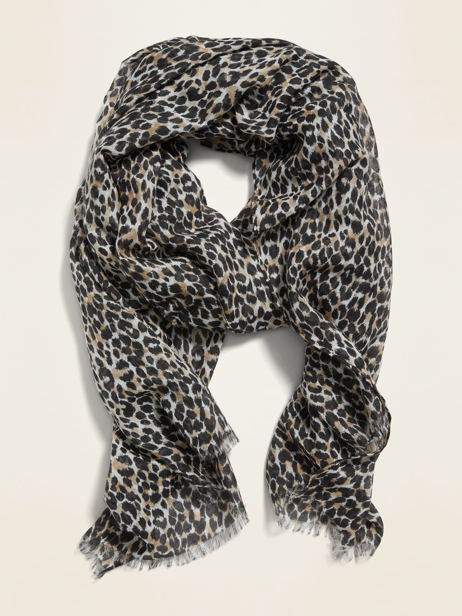 Leopard print scarf old 2024 navy