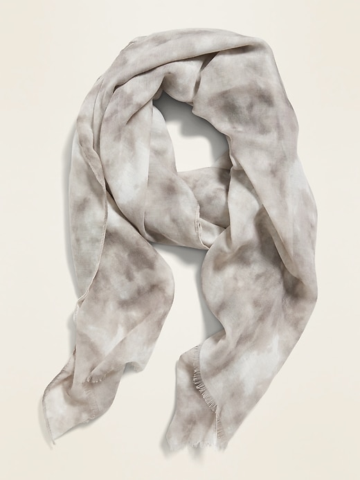 View large product image 1 of 1. Lightweight Gauze Scarf For Women