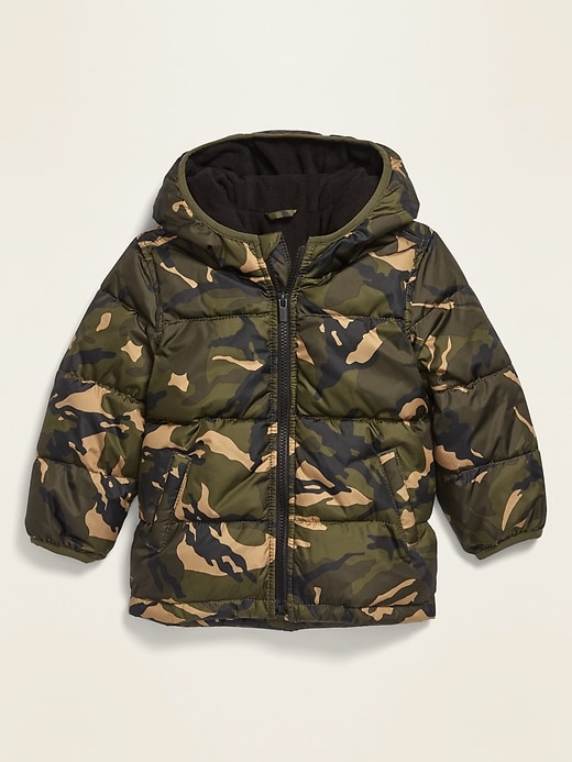 View large product image 1 of 1. Unisex Camo-Print Frost-Free Jacket for Toddler