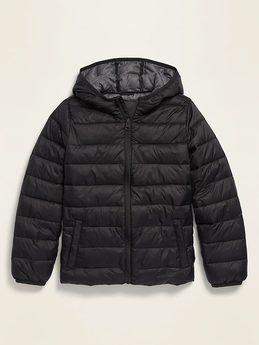 Old Navy - Hooded Lightweight Narrow-Channel Puffer Jacket for Boys