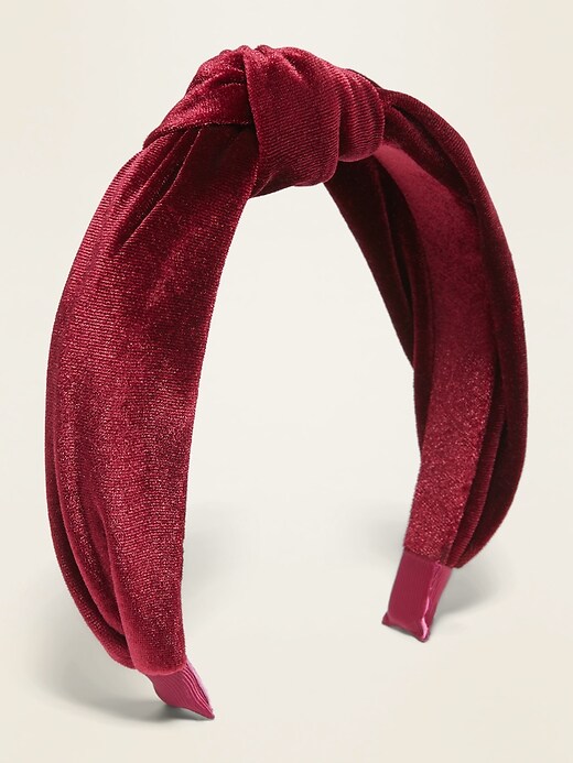 View large product image 2 of 3. Fabric-Covered Headband For Women