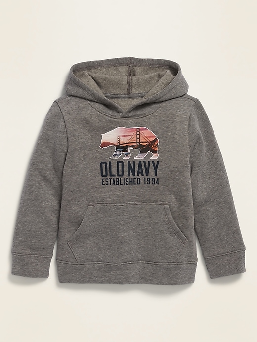 Old Navy Unisex Logo-Graphic Pullover Hoodie for Toddler - 503416032