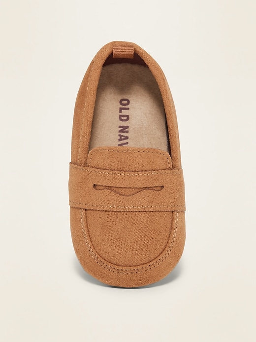 View large product image 2 of 4. Unisex Faux-Suede Loafers for Baby