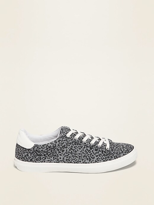 Image number 4 showing, Leopard-Print Court Sneakers