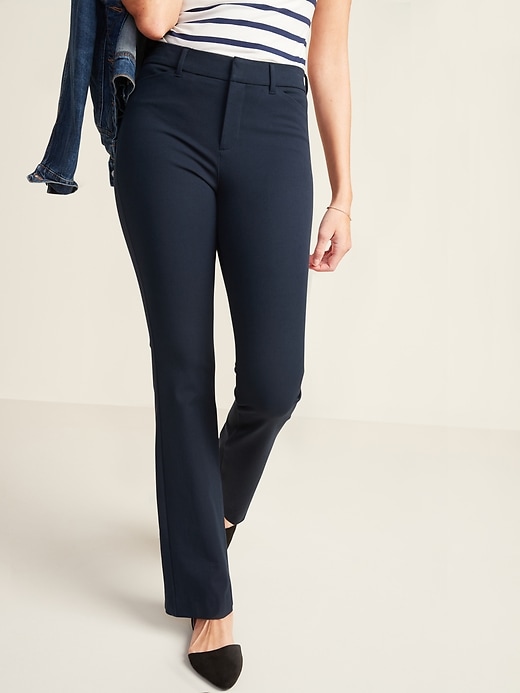 All-New High-Waisted Pixie Full-Length Flare Pants for Women | Old Navy