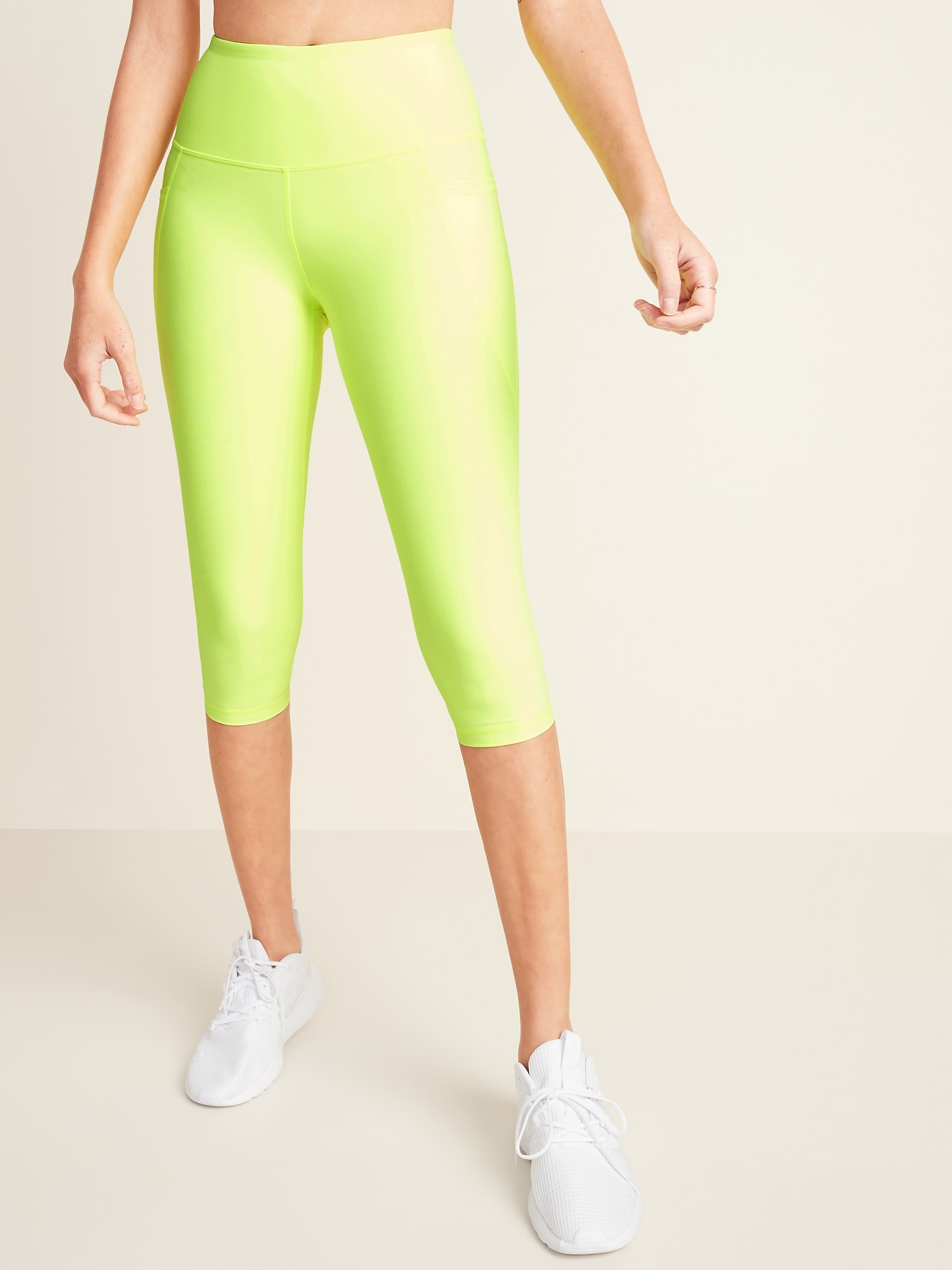 High-Waisted Elevate Powersoft Side-Pocket Ultra-Crop Leggings for Women