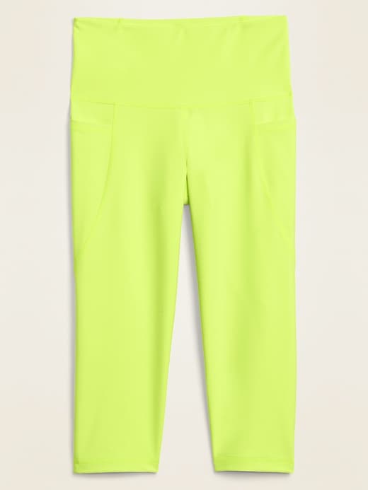 View large product image 2 of 2. High-Waisted Elevate Powersoft Side-Pocket Ultra-Crop Leggings
