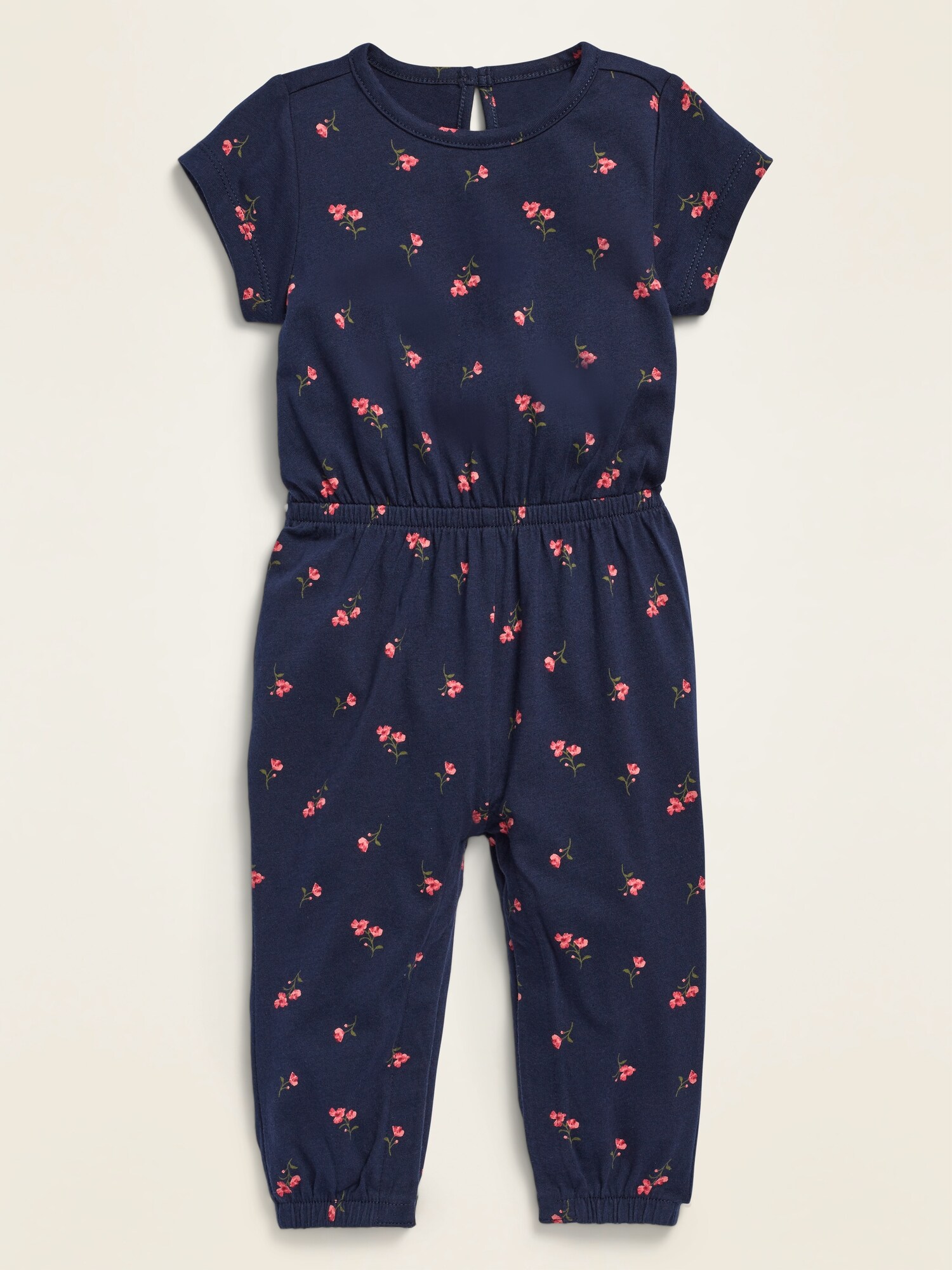 navy jersey jumpsuit