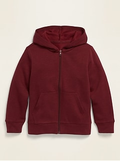 red zipper hoodie