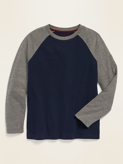 View large product image 1 of 1. Softest Raglan Tee for Boys
