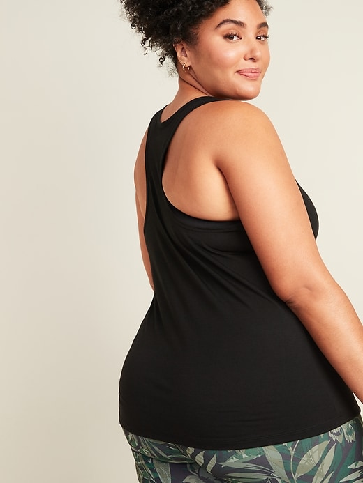 Image number 2 showing, UltraLite Racerback Plus-Size Tank Top