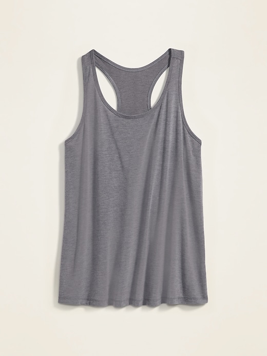 View large product image 2 of 2. UltraLite Racerback Plus-Size Tank Top