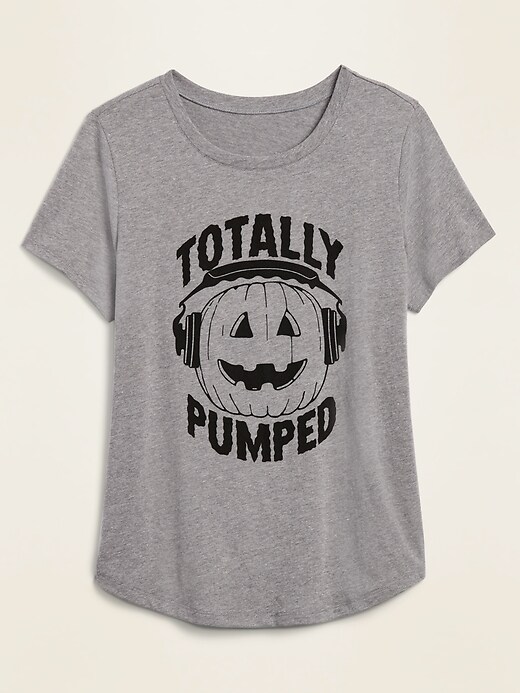 View large product image 2 of 2. EveryWear Halloween Graphic Tee for Women