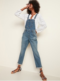 denim overall dress old navy