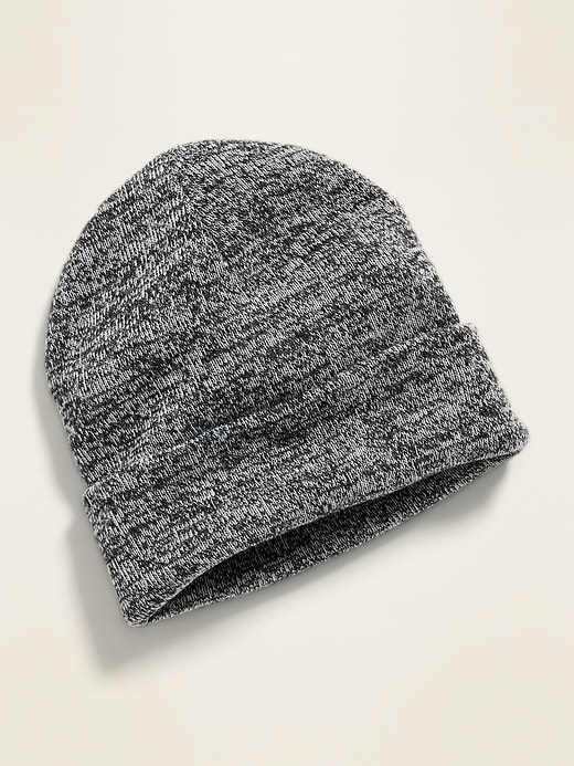 View large product image 2 of 2. Popsugar X Old Navy Marled-Yarn Gender-Neutral Beanie