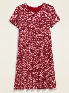 old navy jersey knit swing dress