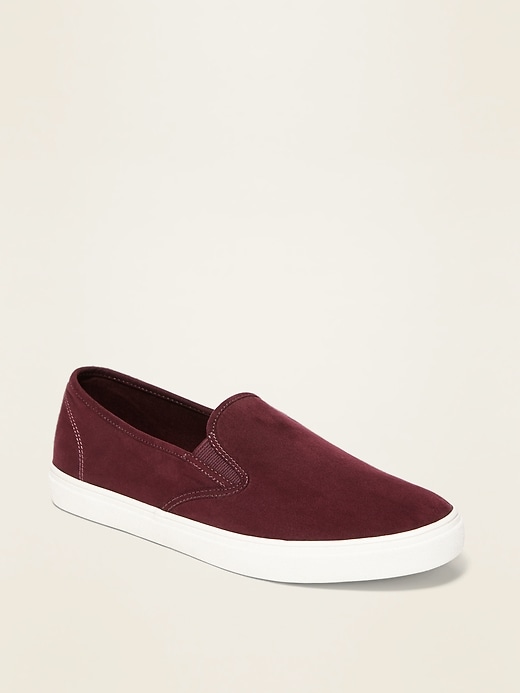 Faux-Suede Slip-On Sneakers for Women | Old Navy