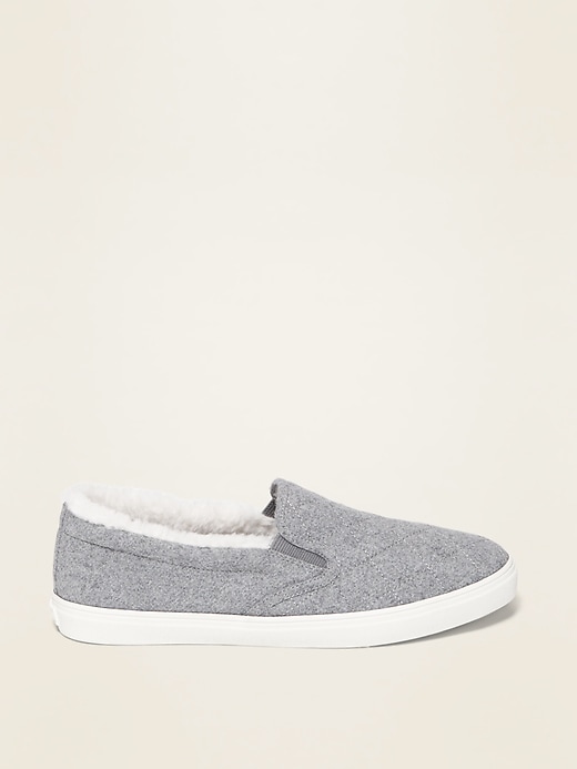 Image number 4 showing, Sherpa-Lined Slip-On Sneakers
