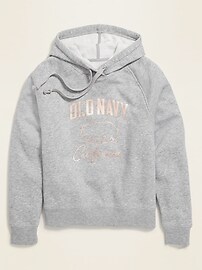 View large product image 3 of 3. Logo-Graphic Pullover Hoodie for Women