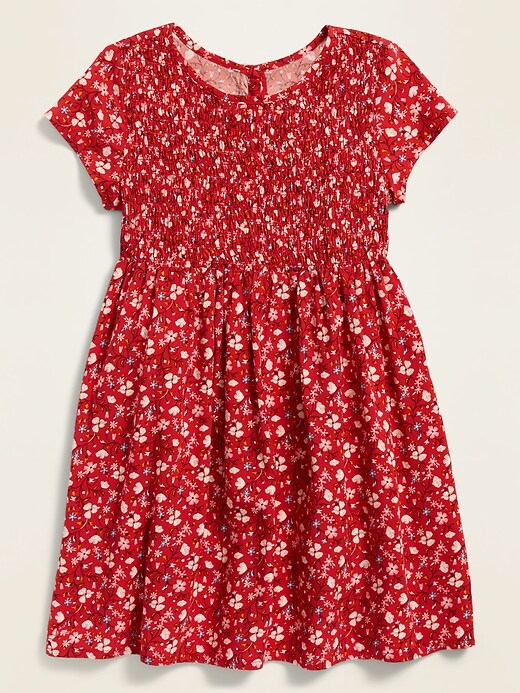 old navy red dress toddler