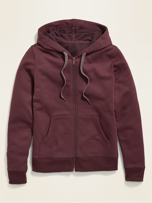 View large product image 2 of 2. French Terry Zip Hoodie for Women