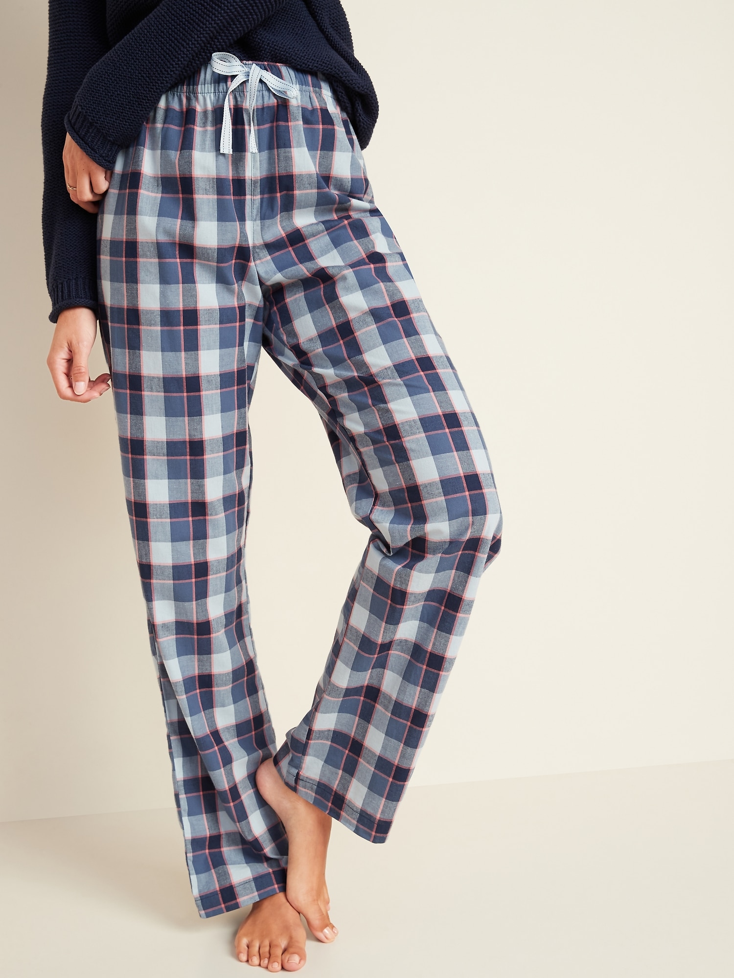 Blue Plaid Pajama Pants - Made with Love and Kisses