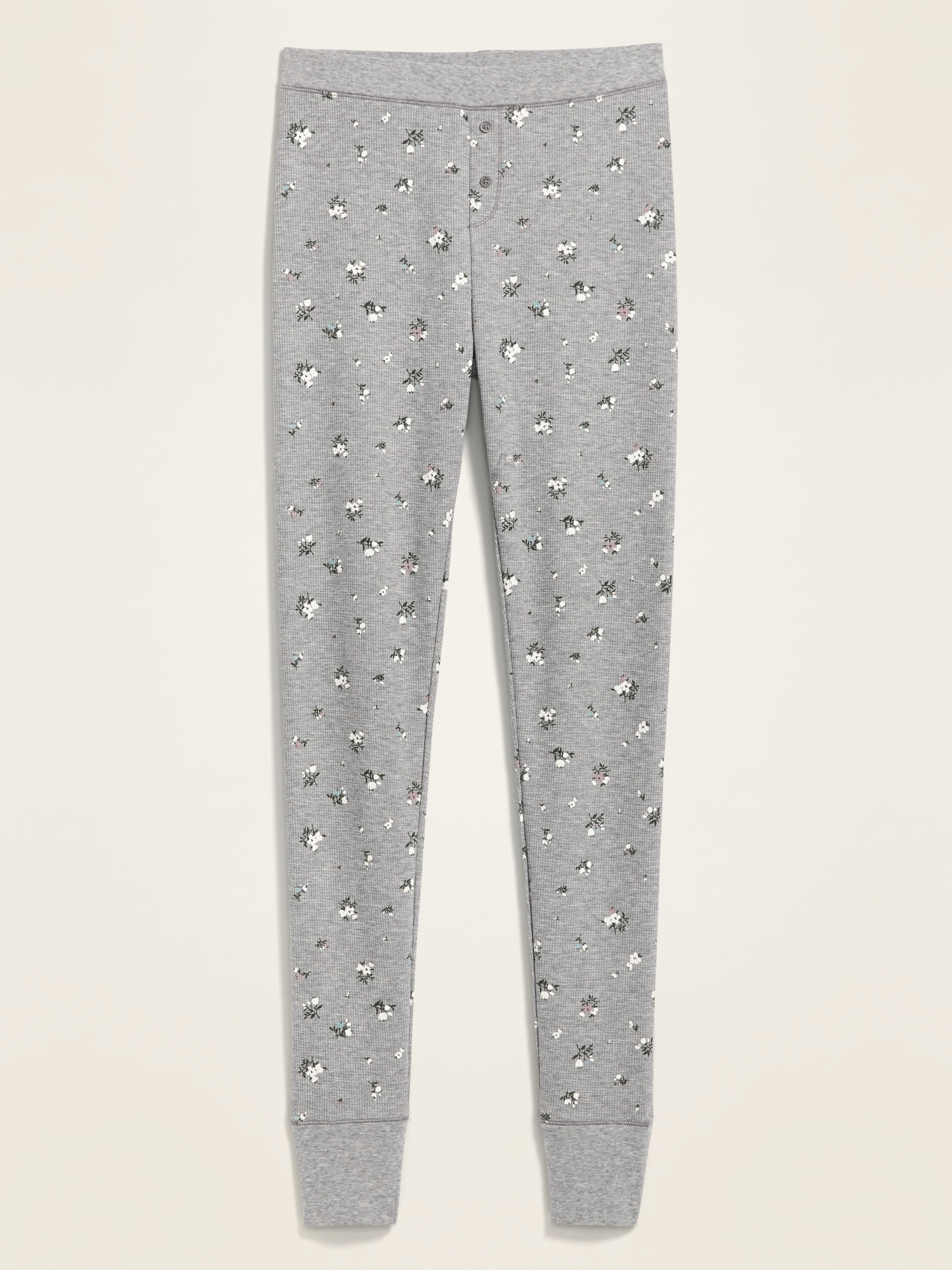 Old Navy - Matching Printed Thermal-Knit Pajama Leggings for Women