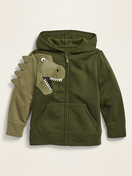 Old Navy Unisex Dino-Critter Zip Hoodie for Toddler. 1
