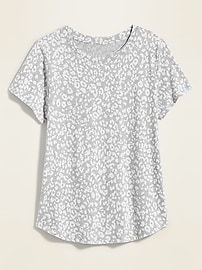 View large product image 3 of 3. EveryWear Patterned Short-Sleeve Tee for Women