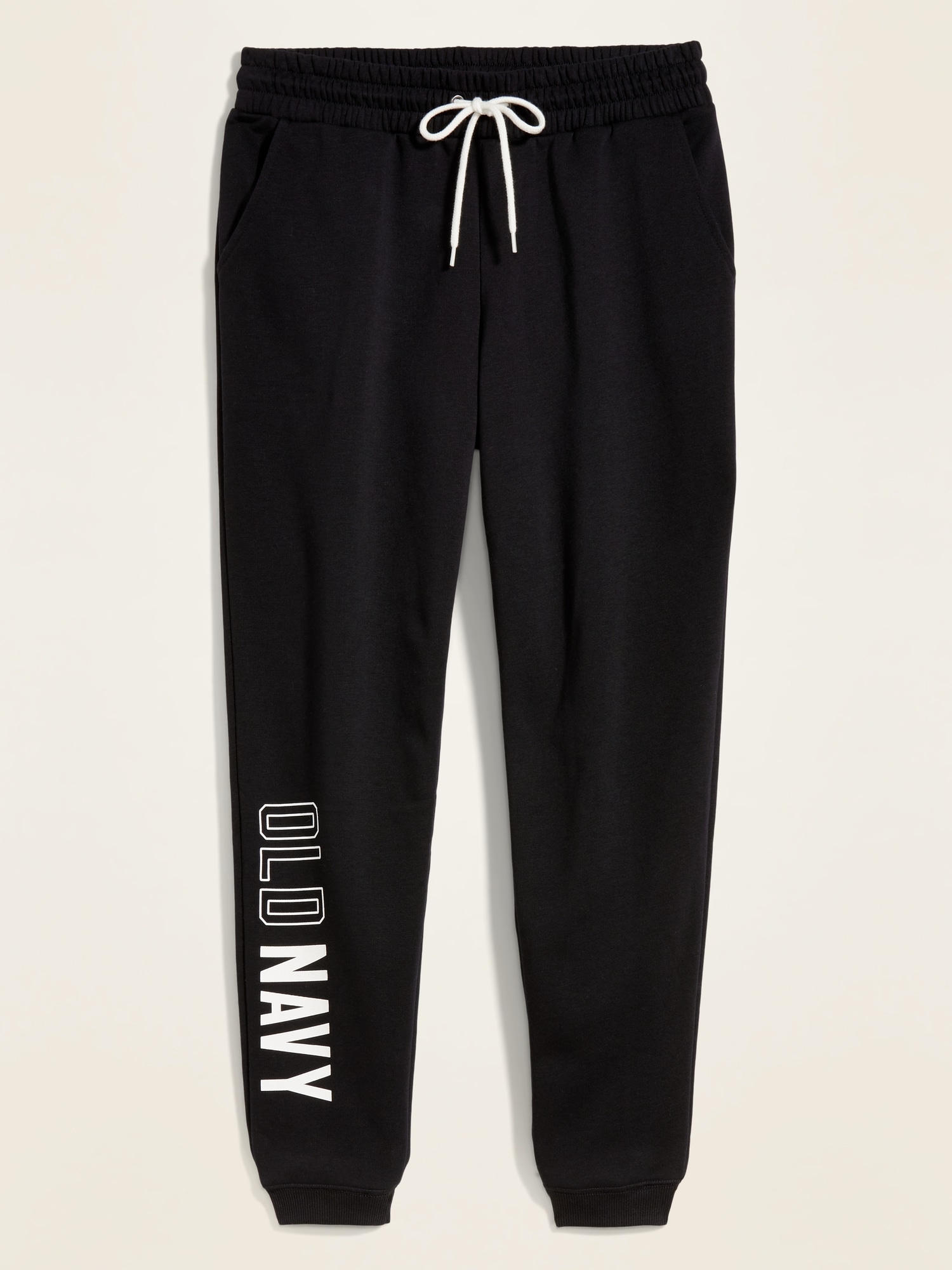 Women's Neon Vintage Logo Low Rise Flare Joggers in Bison Black