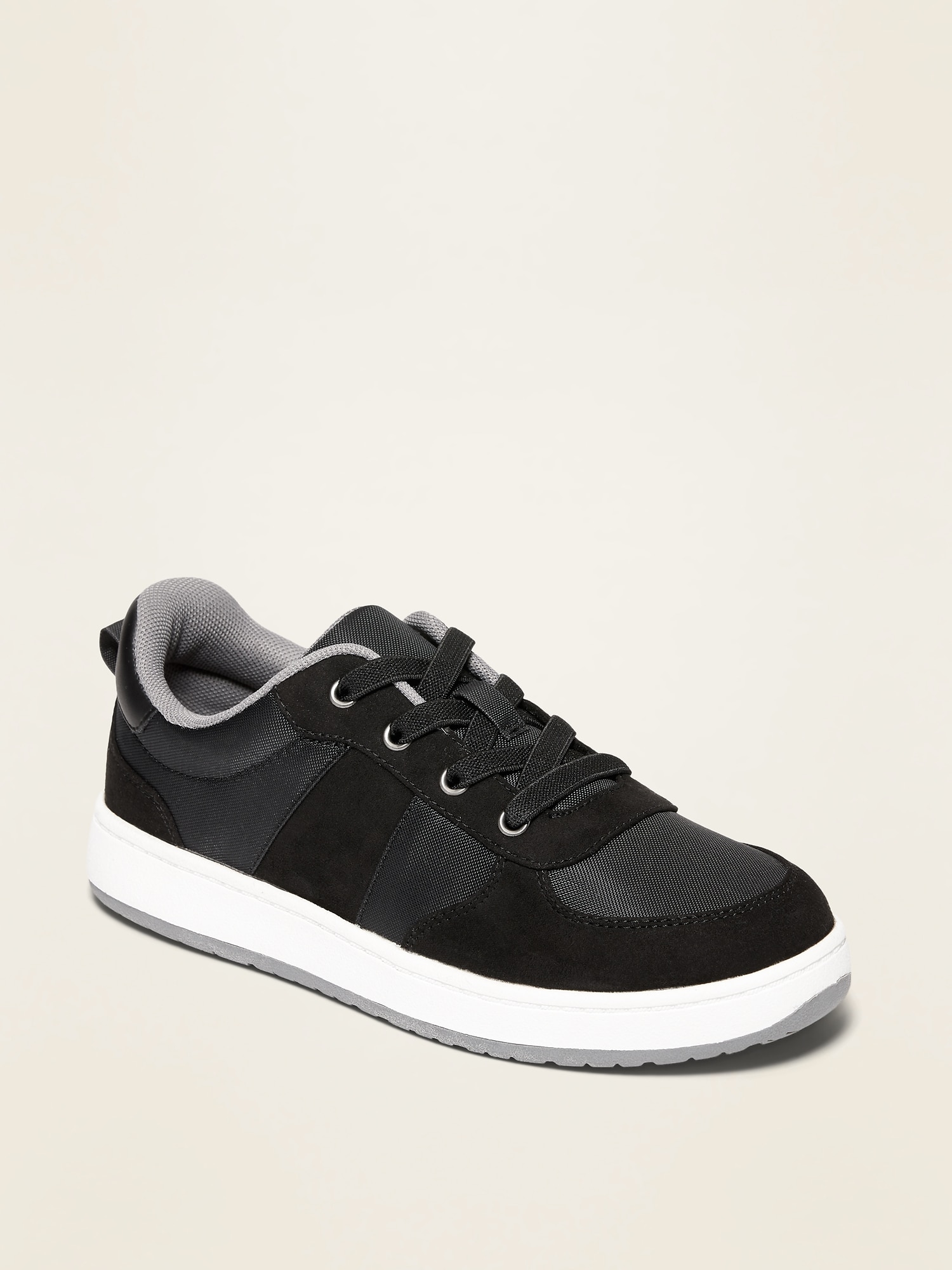 Nylon/Faux-Suede Track Sneakers for 