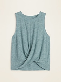 View large product image 3 of 3. Breathe ON Twist-Hem Cropped Tank Top