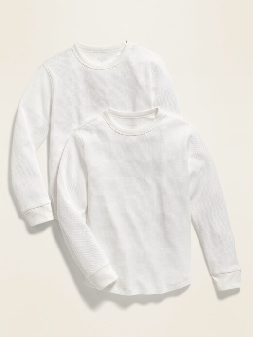 View large product image 1 of 1. Thermal-Knit Long-Sleeve Tee 2-Pack For Boys