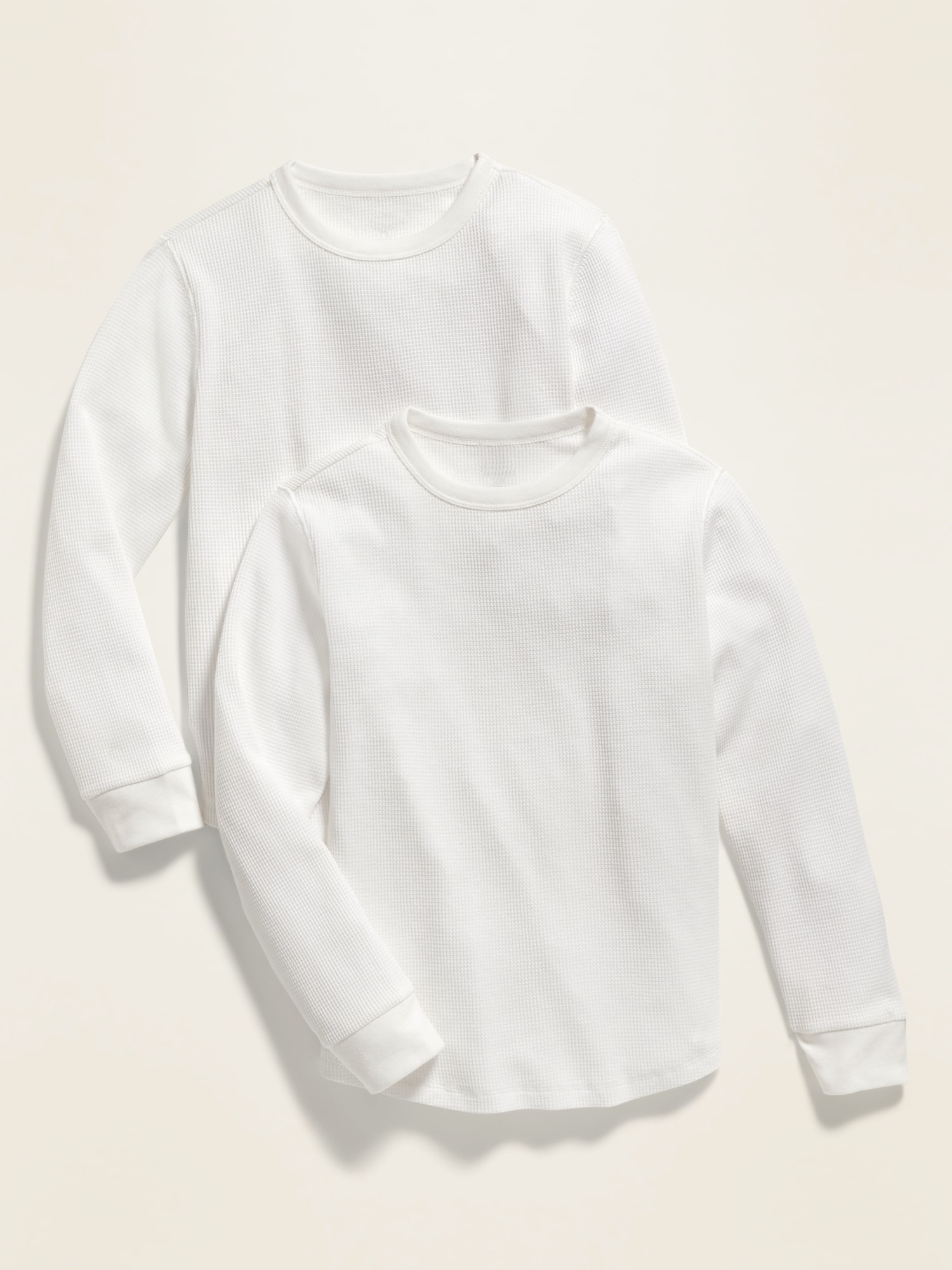 Thermal-Knit Long-Sleeve Tee 2-Pack for Boys